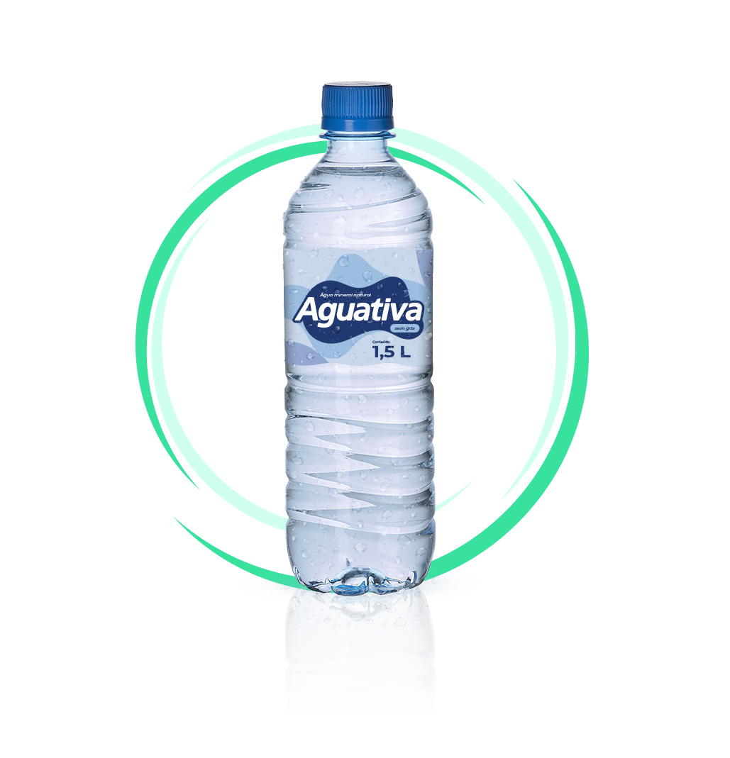 Garrafa d'agua 1,5 litros